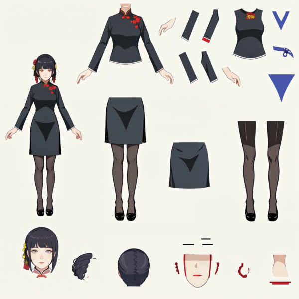 Vtuber - LIVE2D Split Model VTuber - Virtual YouTuber - v1.3