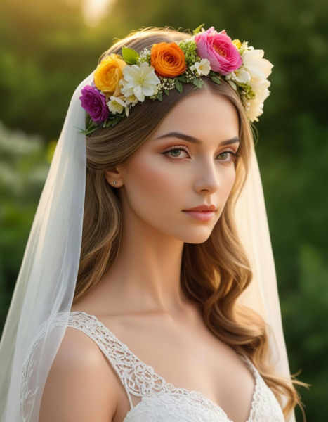 FloraCrown: Nature-Inspired Headpiece LoRA for SDXL - v1.0