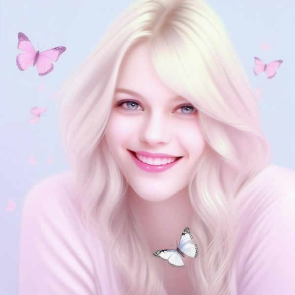 Asian Girl Digital Art - V1