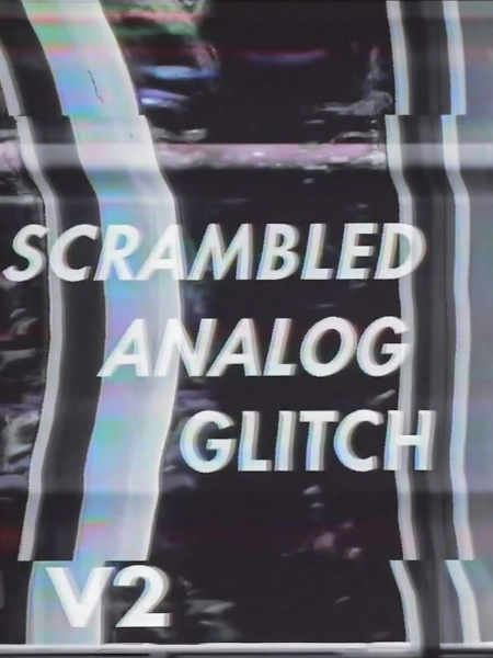 Scrambled Analog TV Glitch Style Flux - V2