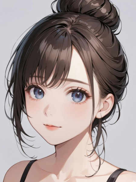 /single hair bun(XL,pony) - v1.0 XL