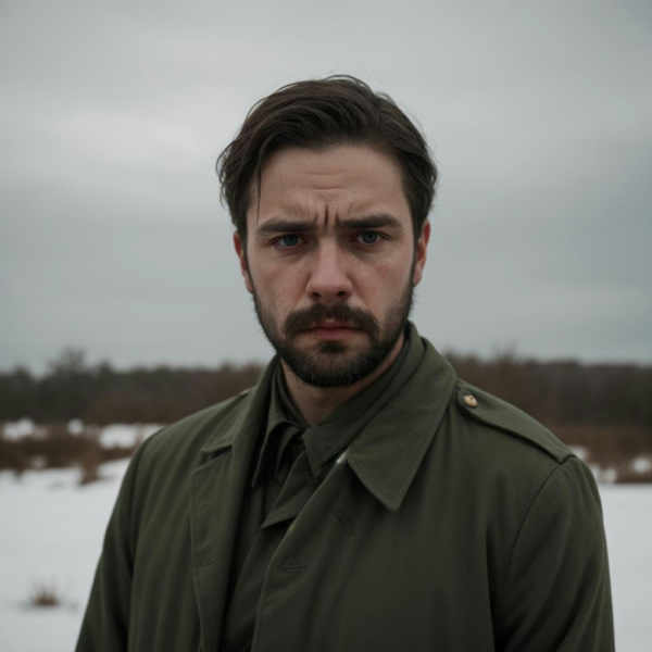 Shell Shock facial expression "Combat stress reaction" style XL + SD1.5 + F1D - shell shock SD1.5 v1