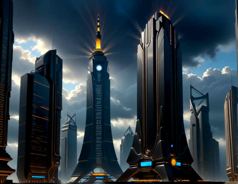 Dystopian Future (Architecture) (SDXL) (AD) - v1.0