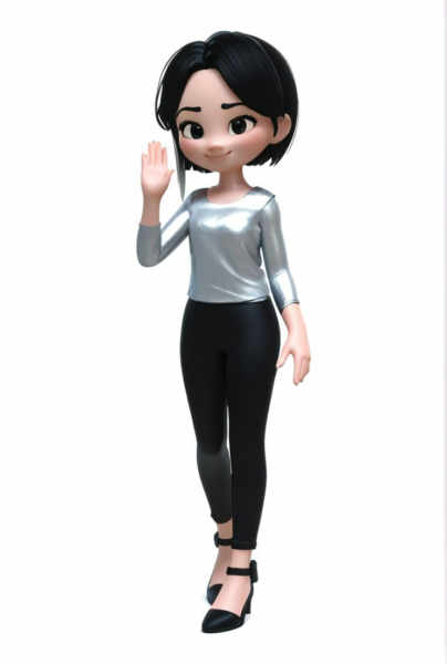 3D old taiwanese cartoon style - V1