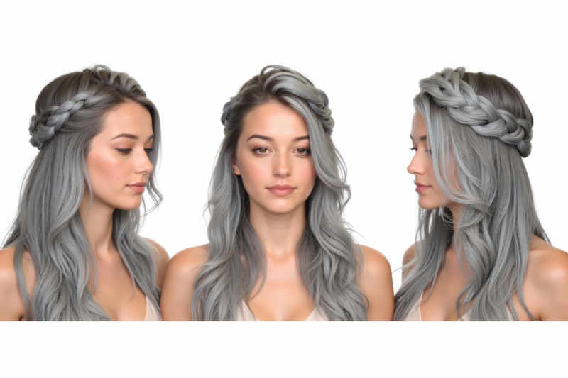 XL Hair Turn, Multi-View, Turnaround, Model Sheet, Character Design - F1 Front