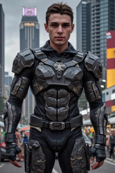 Model young woman and man Flux - V1