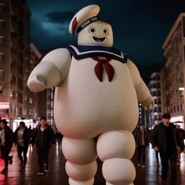 The Stay-Puft Marshmallow Man - Ghostbusters - Flux1.D & SDXL - v1.0 SDXL