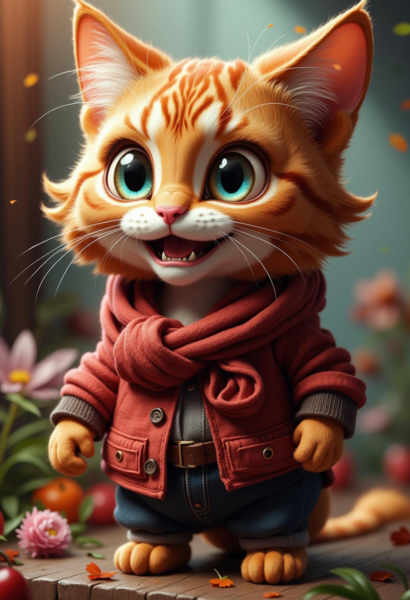 Warm Cats (FLUX and SD1.5) - Flux.v1