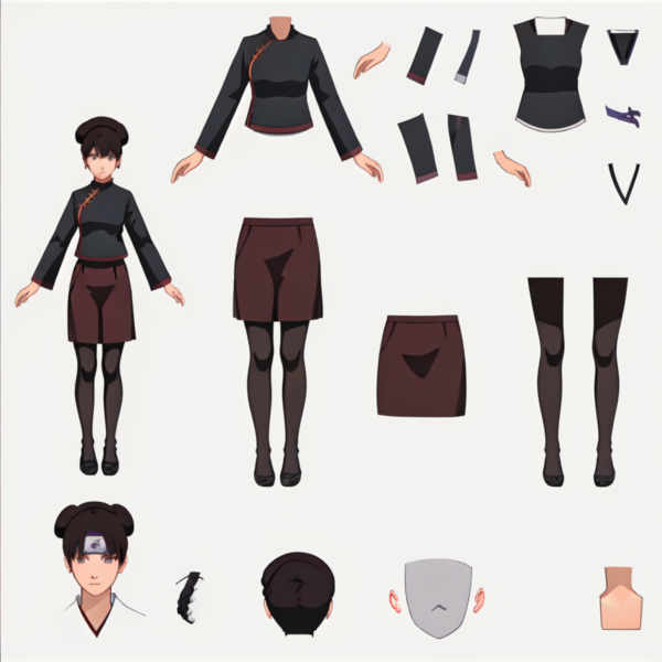 Vtuber - LIVE2D Split Model VTuber - Virtual YouTuber - 1.0