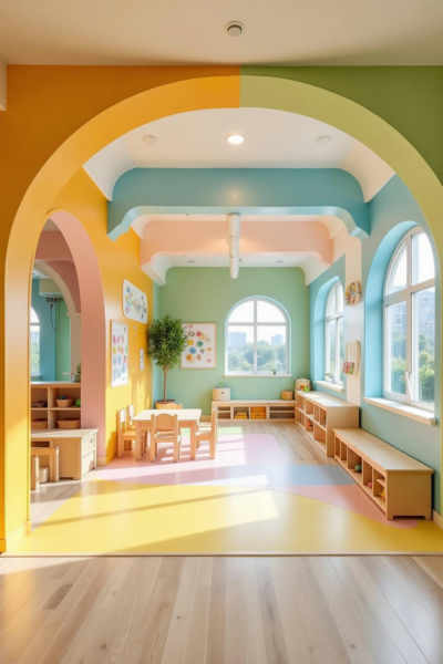 E_Kindergarten Space Design_Interior Scene Construction - v1.0