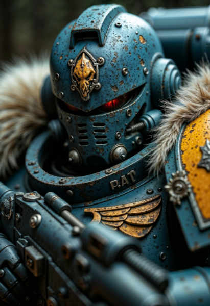 The Space Marines Warhammer 40K | Flux + Pony + illustrious - Space Wolves Flux