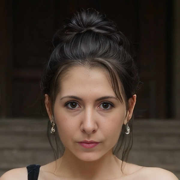 Face of a black haired Woman - Face of a Woman v1.0