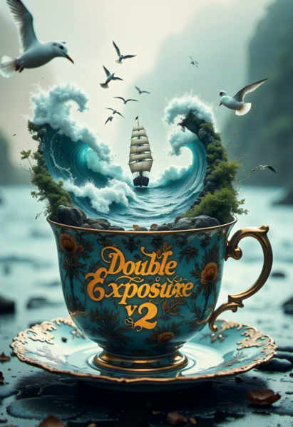 FLUX Double Exposure Magic - FLUX v2.0