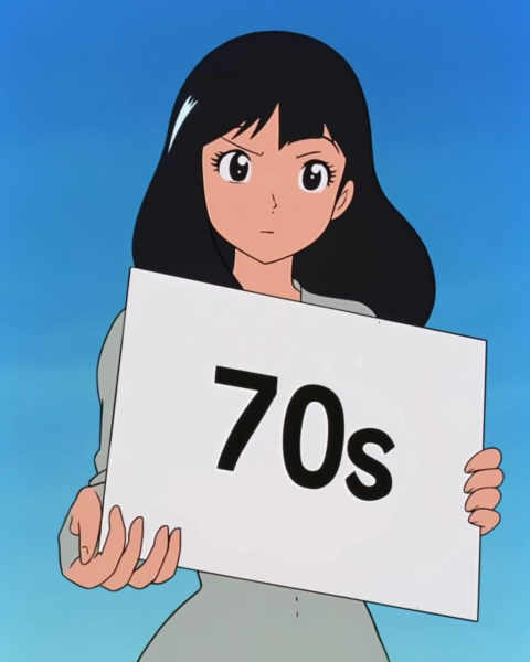 70s Retro Anime Style - v2.0 Flux