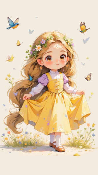 Healing Color Cartoon Flux1.d Lora - v1.0