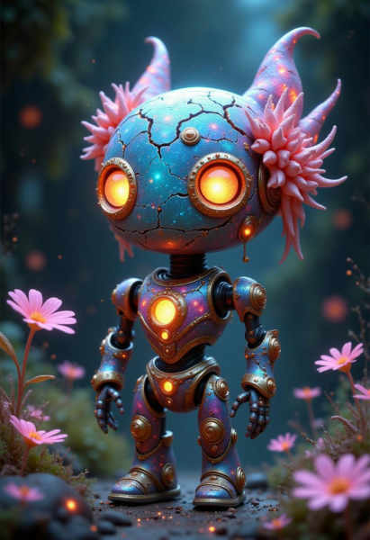 Glowing Galaxy Cracks Flux - v1.0