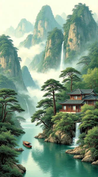 A_Chinese-Style Landscape Painting_Landscape Scene Generation - v1.0