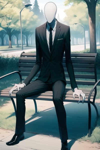 Slenderman creepypasta Pony + 1.5 + illustrious - B