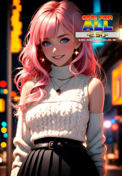 ONE FOR ALL «2.5D» w/ Illustrious 1.0 + DPO - v. 3 DPO+VAE