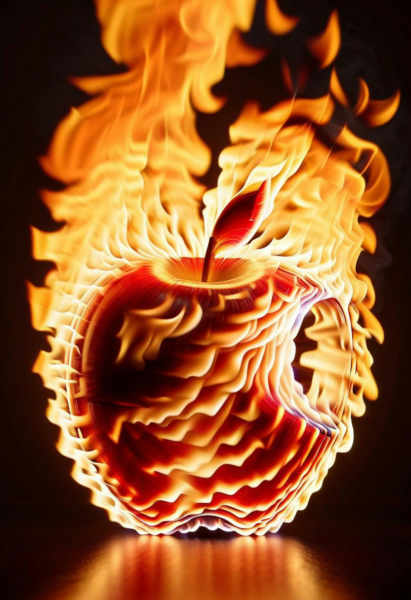 Flaming - on fire - v1.2-style2-sdxl