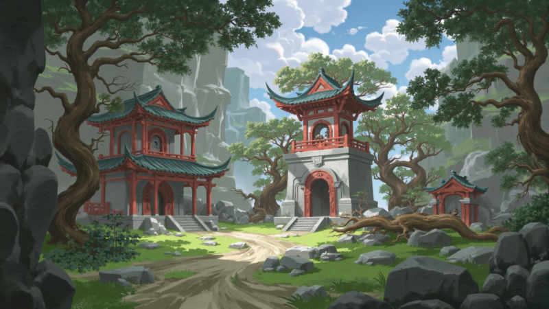 HEZI_F.1 Ultimate Game Scene Summary + Hand-drawn Texture<HEZI_F.1极致游戏场景概括+手绘质