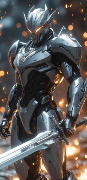 E_Mech Sci-Fi Creation_Warrior Battle Scenes - v1.0