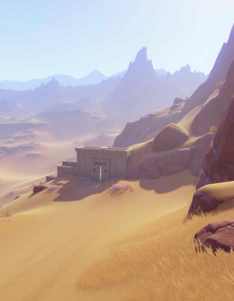 Genshin style landscapes - Sumeru Desert v1.0