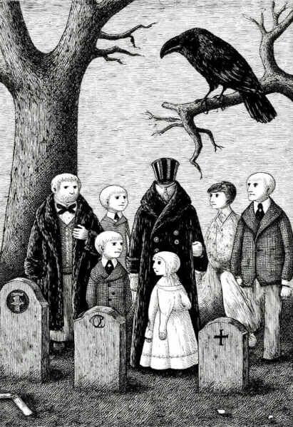 Monochrome AIL Styles (Artists I Like) - Edward Gorey