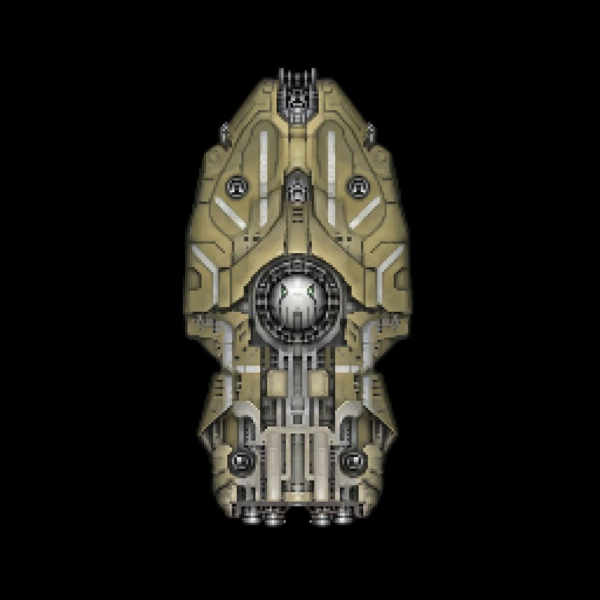 Starsector small ship test model - v0.1 capital ship