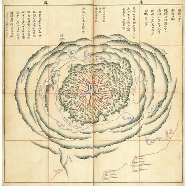 Asian Ancient Map - Medium - V1