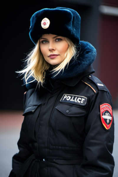 Russian police winter uniform - v2.0 SDXL