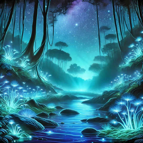 Bioluminescent World - Radiant Twilight