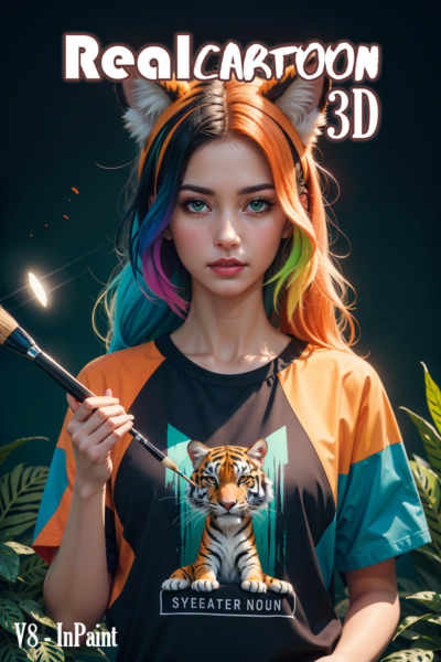 RealCartoon3D - V8 - Inpainting