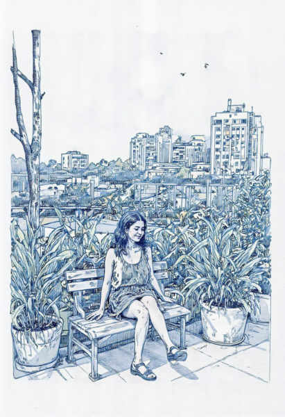 Blue Ink Pen SketchStyle - v1.0