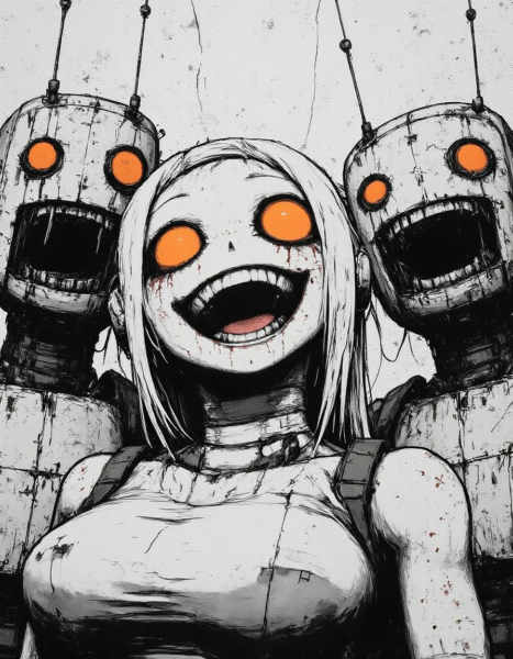 Cyberpunk Horror Anime Style - Flux Lora - v1.0