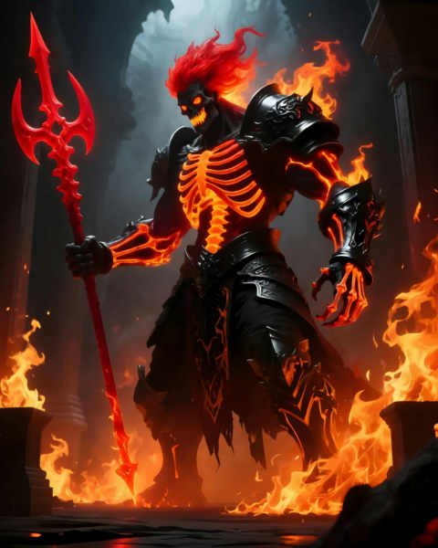 Molten Deathknights: Volkrath, Lord of Searing Bones - Volkrath