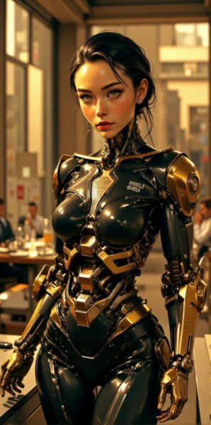 BLUE_mk4_angel_FLUX_06 (robotic body, cyborgs and mecha angels) - V1