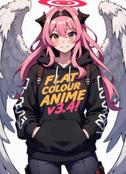 Flat Colour Anime - ✅ v3.4 Flux Dev