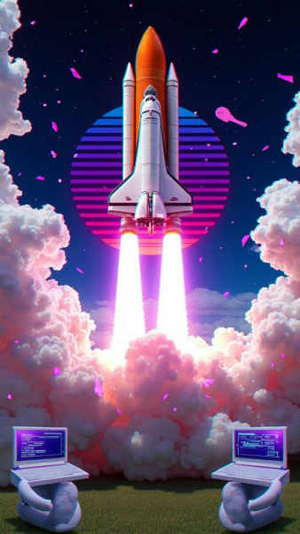 Vaporwave Graphic - Flux v1.0