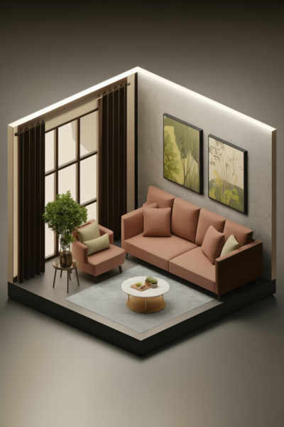 JJ's Isometric room - SD1.5 v1