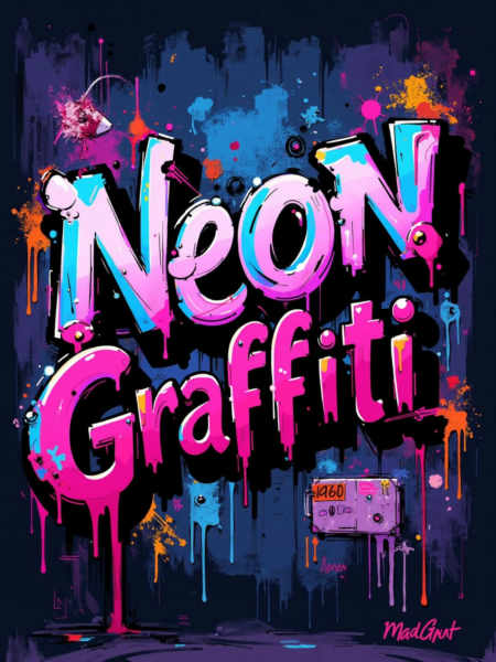 Neon Graffiti FLUX - FLUX