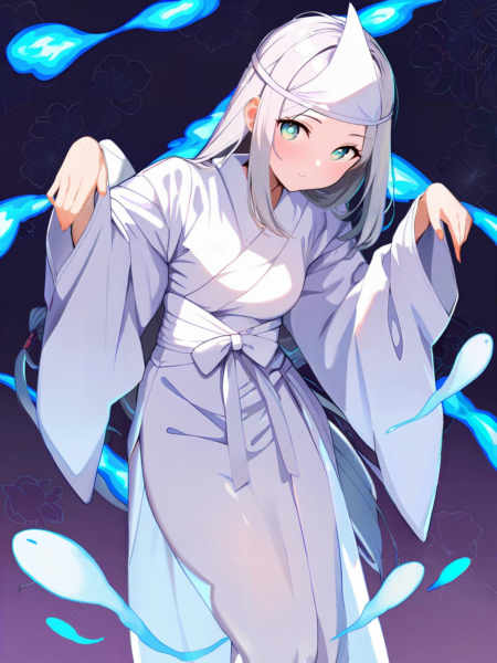 /japanese ghost clothes - v1.0 XL(animagine4)