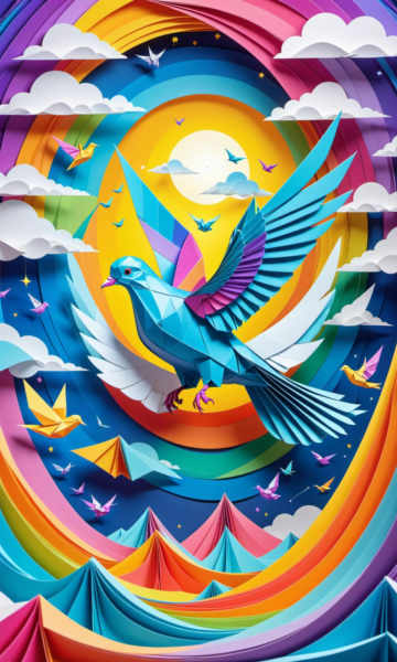 DP Cartoonigami origami cartoon style FLUX - SDXL