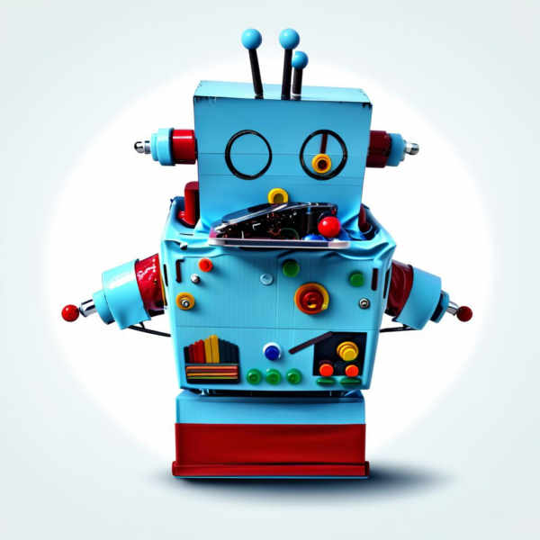 Discarded Cardboard Robot - V1