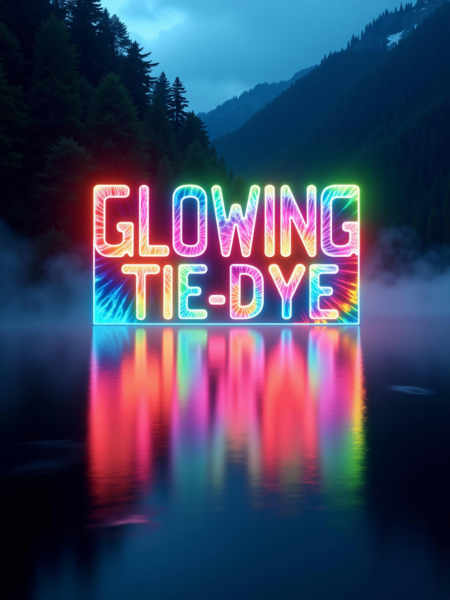 Glowing Tiedye FLUX & SDXL - FLUX