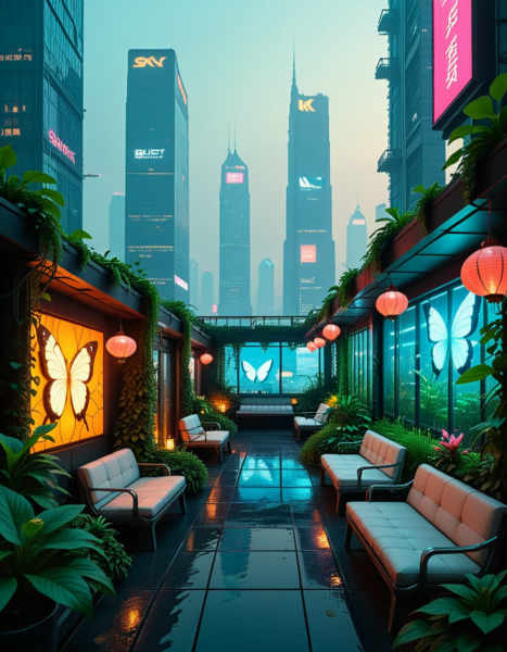 hidden rooftop garden sanctuary - v1.0