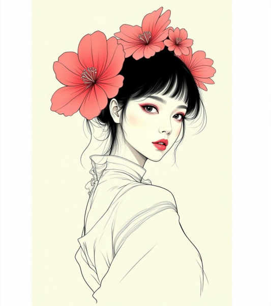 BaiMiao (Line Art) SoloLoRA - v1.0