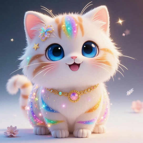 E_Cute Fantasy Colorful Animals_Creation Of Multiple Animal Images - v1.0