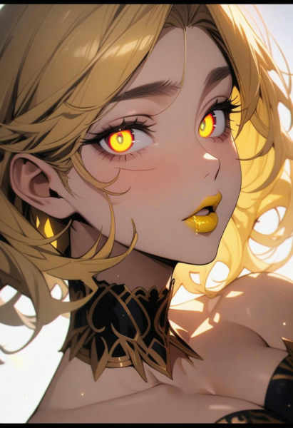 Lipstick. Colored lips / animagin - V1