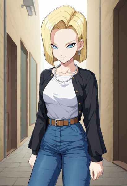 Android 18 - Dragon Ball Z / Super - SDXL / PONY / SD15 - UPDATE - SDXL 1.0